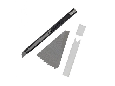 Slim Snap-off Knife & 10 Blades - image 1