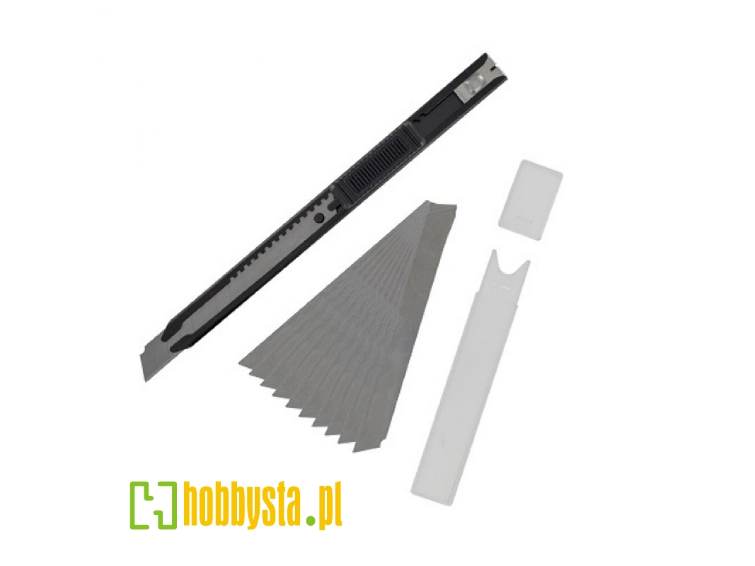 Slim Snap-off Knife & 10 Blades - image 1