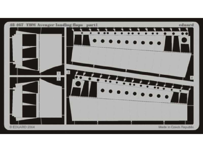 TBM landing flaps 1/48 - Accurate Miniatures - image 1