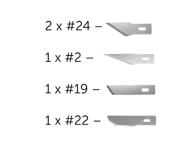 5 Assorted Blades For #2 & #5 Knife - image 1