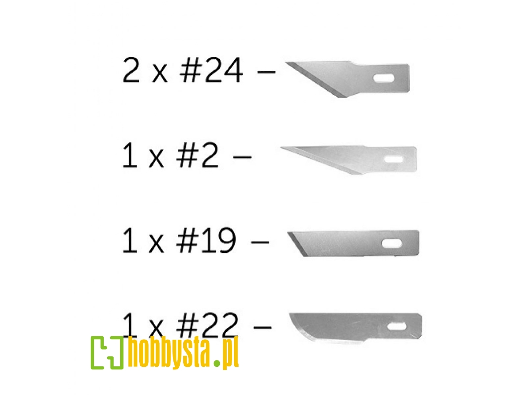 5 Assorted Blades For #2 & #5 Knife - image 1 5 Assorted Blades For #2 & #5 Knife - image 1