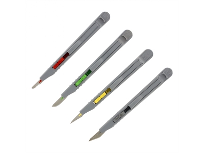 Retractable Safety Knives Set (4 Pcs) - image 1