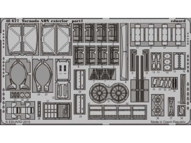 Tornado ADV exterior 1/48 - Hobby Boss - image 1