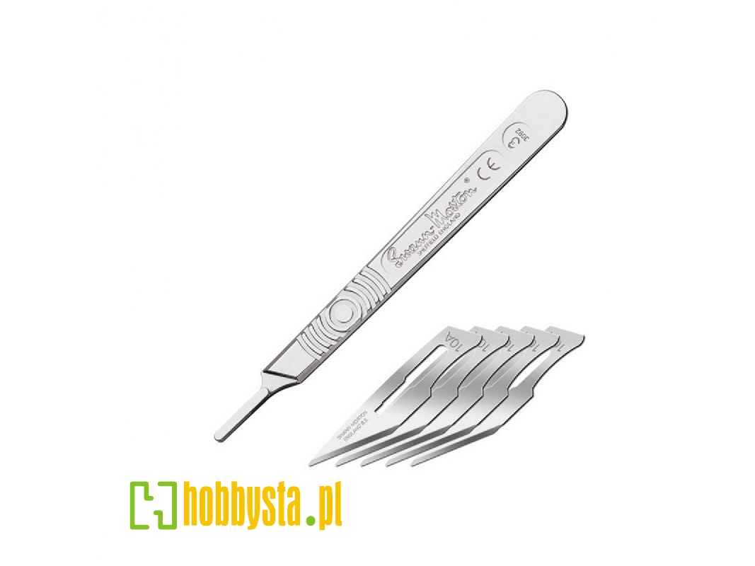 #3 Scalpel Handle & #10a Blades (5 Pcs) - image 1