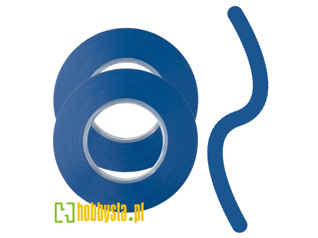 Flexible Masking Tape 6 Mm X 18 M (2 Pcs) - image 1 Flexible Masking Tape 6 Mm X 18 M (2 Pcs) - image 1