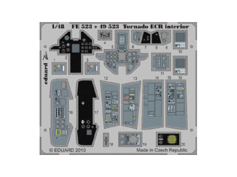 Tornado ECR interior S. A. 1/48 - Hobby Boss - image 1