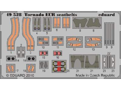 Tornado ECR seatbelts 1/48 - Hobby Boss - image 1