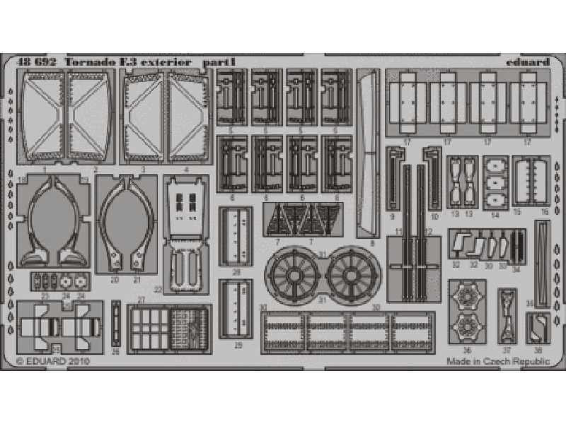 Tornado F.3 exterior 1/48 - Hobby Boss - image 1