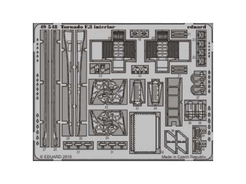 Tornado F.3 interior S. A. 1/48 - Hobby Boss - image 1