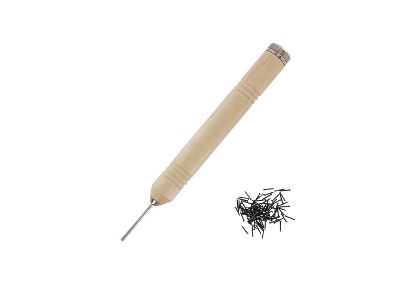 Pen Grip Pin Pusher With 100 Black Pins - image 1