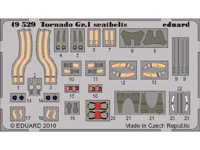 Tornado Gr.1 seatbelts 1/48 - Hobby Boss - image 1