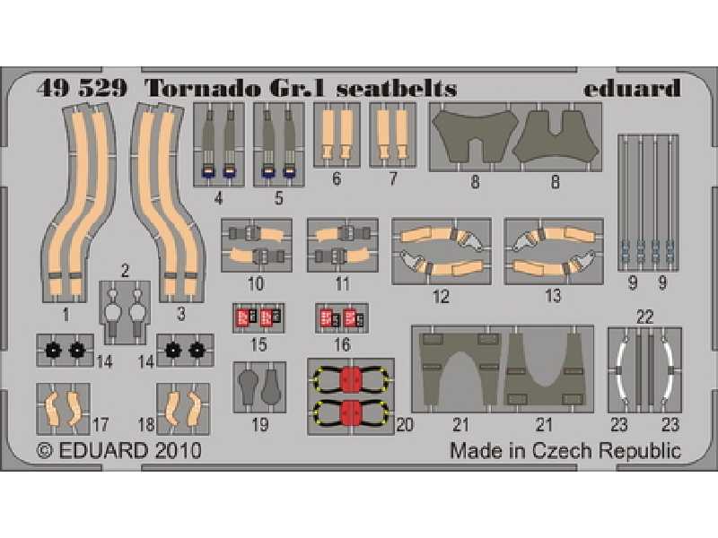 Tornado Gr.1 seatbelts 1/48 - Hobby Boss - image 1