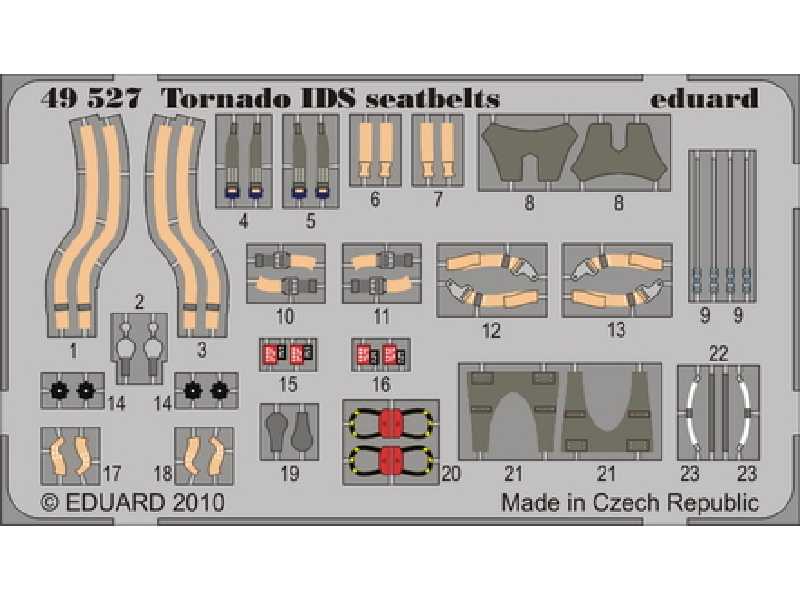 Tornado IDS seatbelts 1/48 - Hobby Boss - image 1