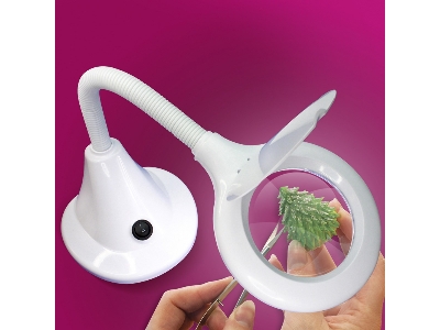 Led Compact Flexi Magnifier Lamp (Eu Plug) - image 4