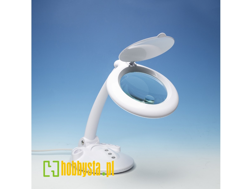 Led Magnifier Table Lamp With Organiser Base - image 1