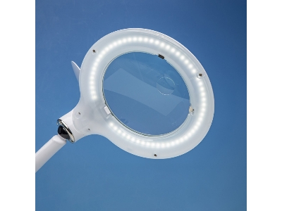 Led Magnifier Table Lamp With Organiser Base - image 3