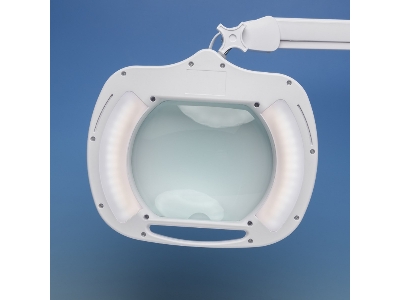 Wide Lens Led Magnifier Lamp With Dual Dimmer - image 2