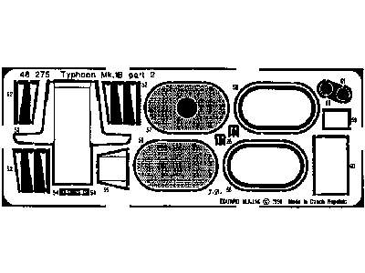 Typhoon Mk. Ib Door Canopy 1/48 - Hasegawa - image 3