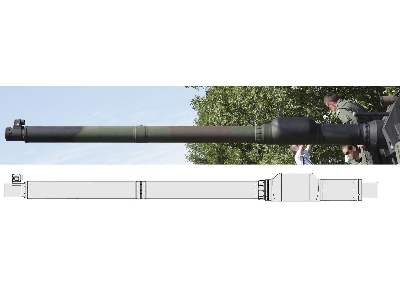 K2 'black Panther' Hyundai Wia Cn08 120mm 55cal Gun Barrel (For Academy Kit) - image 20