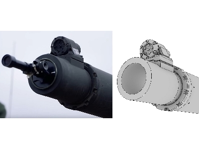 K2 'black Panther' Hyundai Wia Cn08 120mm 55cal Gun Barrel (For Academy Kit) - image 23