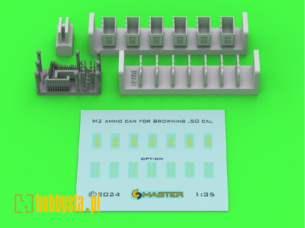 M2 Ammo Cans (Opened) For Browning M2 .50 Cal Wwii Version (6pcs) - image 1