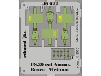 US Cal.0.30 Ammo.  Boxes Vietnam 1/48 - image 1