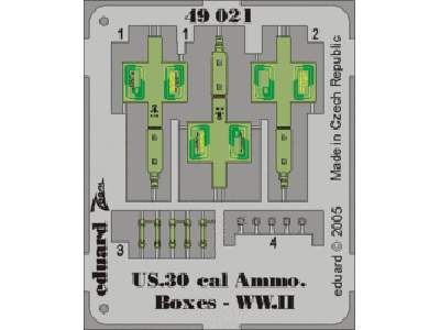 US Cal.0.30 Ammo.  Boxes WWII 1/48 - image 1