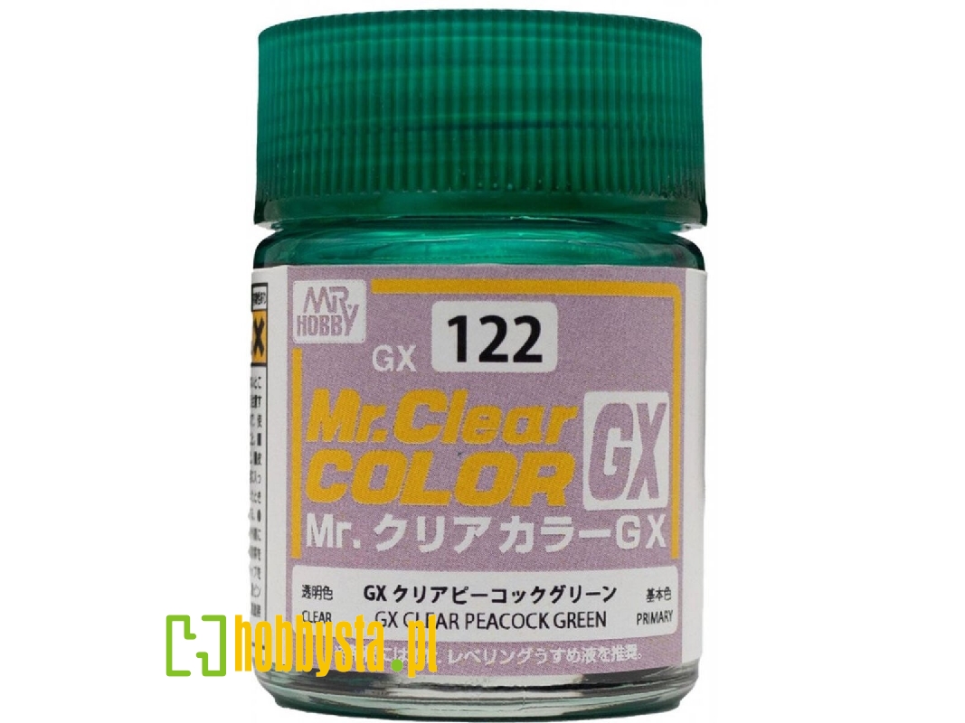 Gx-122 Peacock Green Clear - image 1