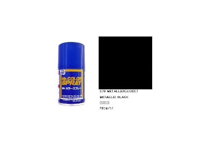 S078 Black Metallic (Gloss) Spray - image 1