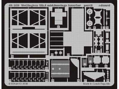 Wellington Mk. I Mid. fuselage interior 1/48 - Trumpeter - image 3