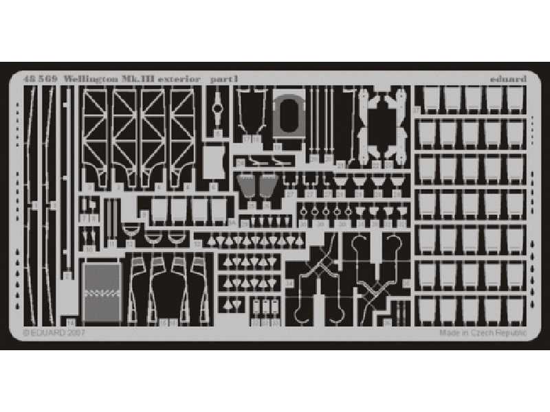 Wellington Mk. III exterior 1/48 - Trumpeter - image 1