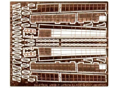 Su-2 Flaps.Etched Update Part - image 1