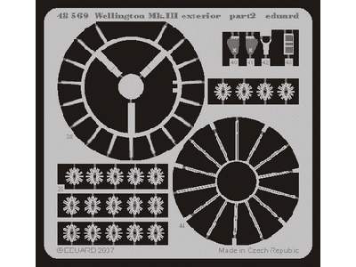 Wellington Mk. III exterior 1/48 - Trumpeter - image 3