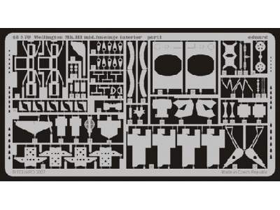 Wellington Mk. III Mid. fuselage interior 1/48 - Trumpeter - image 1