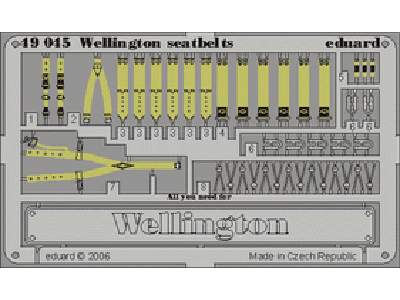 Wellington seatbelts 1/48 - Trumpeter - image 1