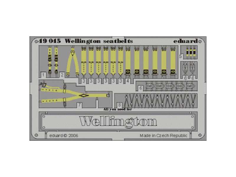 Wellington seatbelts 1/48 - Trumpeter - image 1