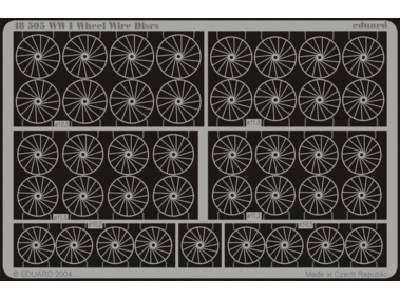 WWI Wheel Wire Discs 1/48 - image 1