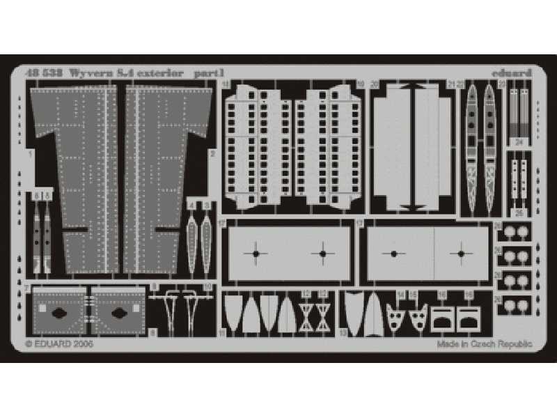 Wyvern S.4 exterior 1/48 - Trumpeter - image 1