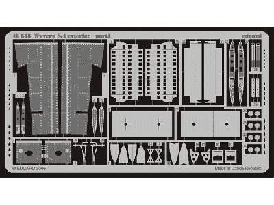 Wyvern S.4 exterior 1/48 - Trumpeter - image 2