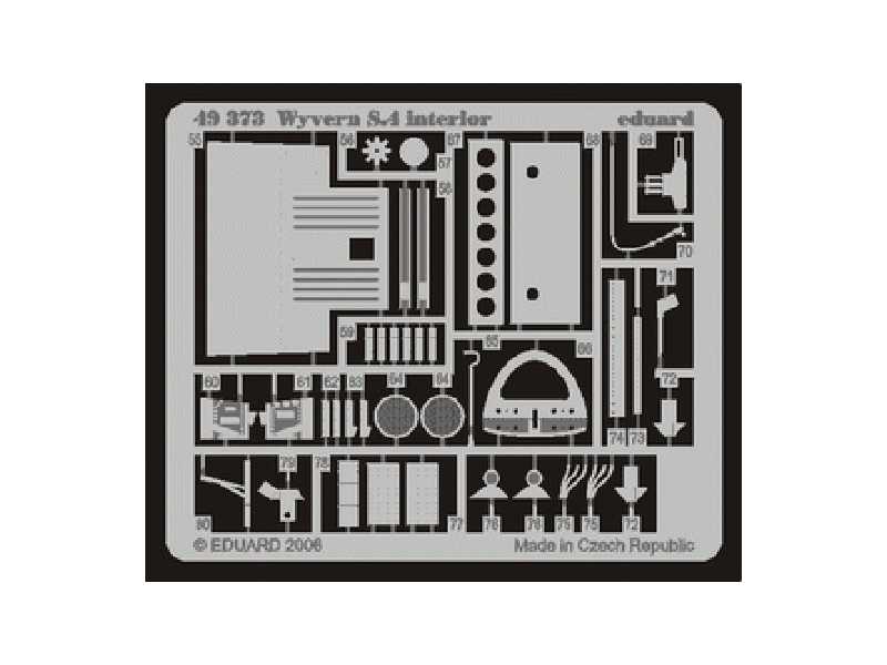 Wyvern S.4 interior 1/48 - Trumpeter - image 1