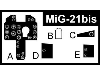 Photo-etched: Mig-21 Bis - image 3