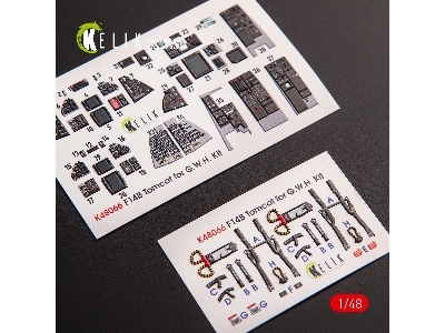 F-14b Tomcat - Interior 3d Decals For Gwh Kit - image 1