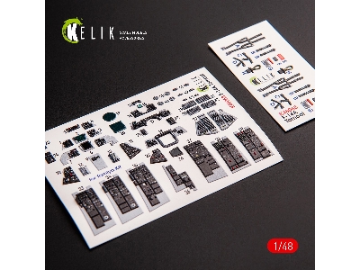 F-14a Tomcat Late - Interior 3d Decals For Tamiya Kit - image 1