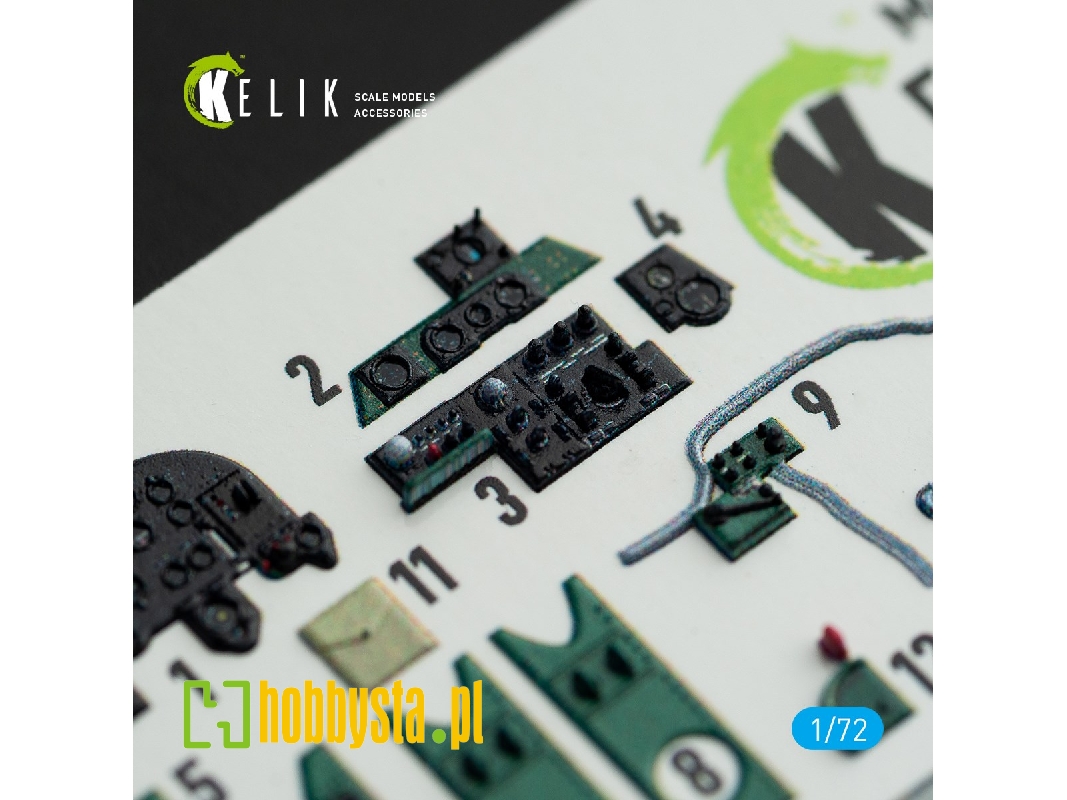 M6a1 Seiran Interior 3d Decals For Tamiya Kit - image 1 M6a1 Seiran Interior 3d Decals For Tamiya Kit - image 1