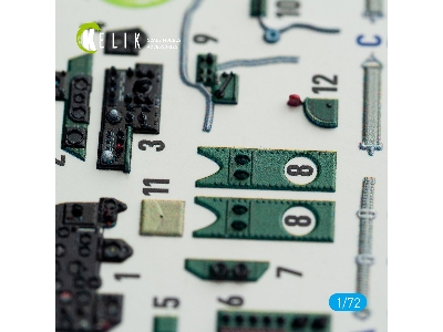 M6a1 Seiran Interior 3d Decals For Tamiya Kit - image 3