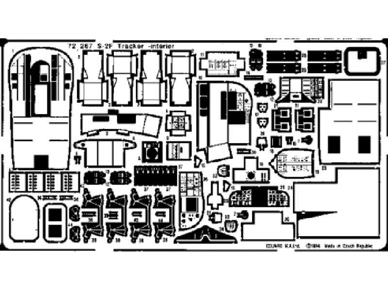 S-2F interior 1/72 - Hasegawa - image 1