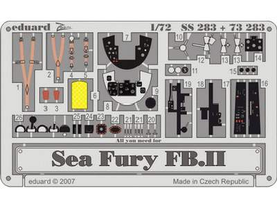 Sea Fury FB. II S. A. 1/72 - Trumpeter - image 2