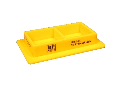 Double Plastic Holder For Tamiya Bottles (Yellow) - image 1