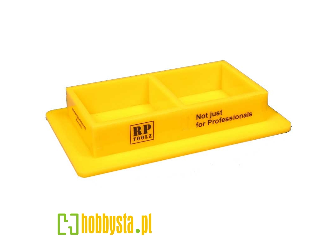 Double Plastic Holder For Tamiya Bottles (Yellow) - image 1 Double Plastic Holder For Tamiya Bottles (Yellow) - image 1