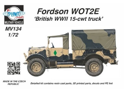 Fordson Wot2e (15cwt) 'wooden Cargo Bed' - British Wwii 15-cwt Truck - image 1